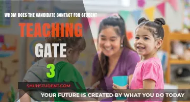 Student Teaching Gate 3: Who Should Candidates Contact for Guidance?