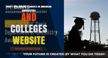 American Students: Who's Who and Why