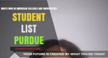 Purdue's Student Leaders: A Guide to Who's Who in American Colleges and Universities