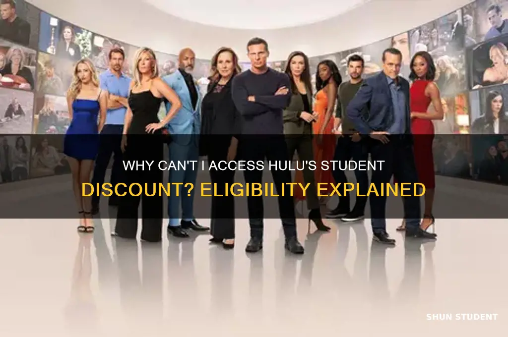 why am i not eligible for hulu student discount