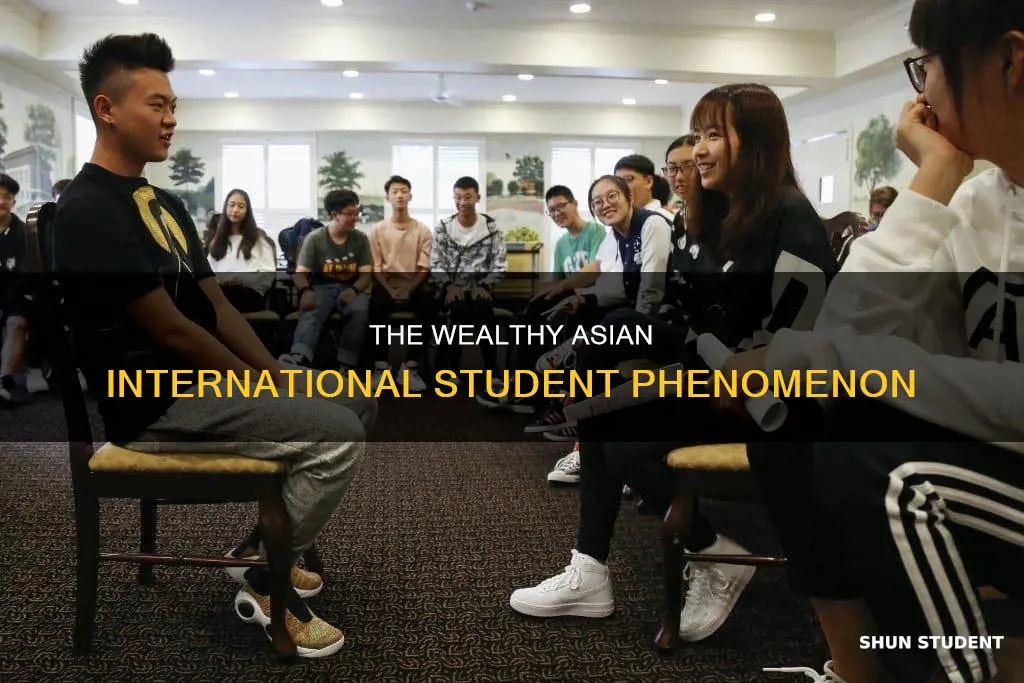 why are asian international students so rich