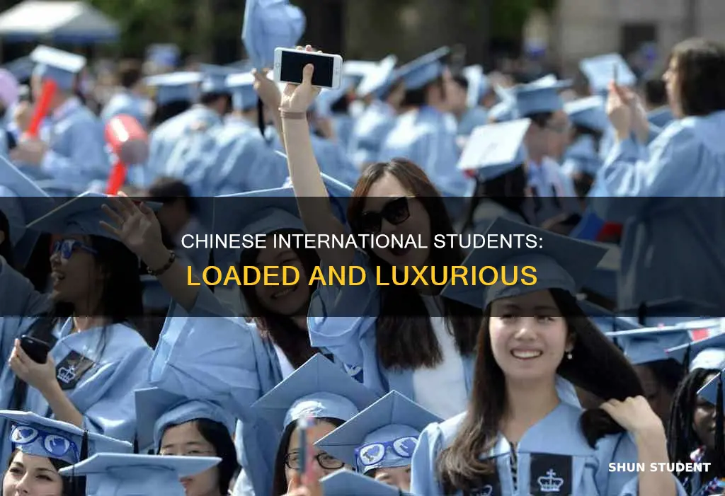 why are chinese international students loaded