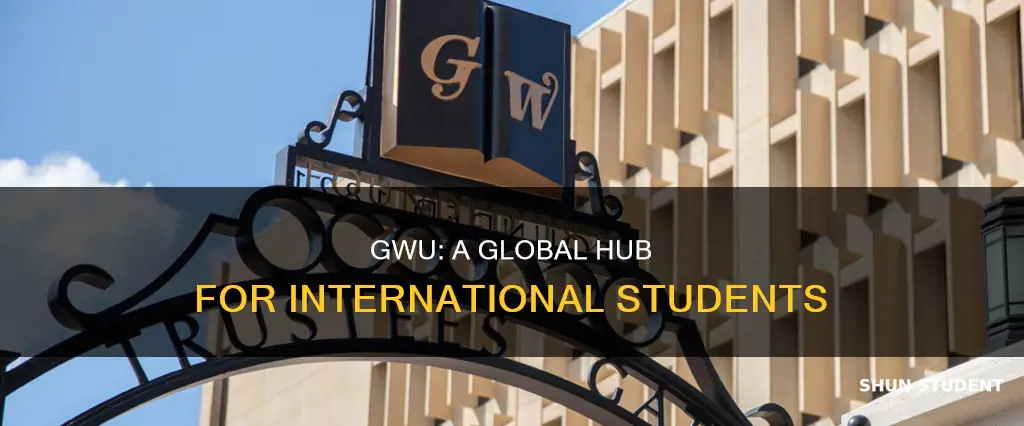 why are international students coming to gwu