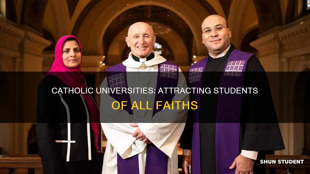 why are so many students at catholic universities not catholic