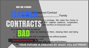 Student-Teacher Contracts: Unfair Burden or Necessary Structure?