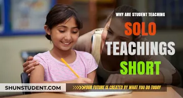 Why Student Teaching Solo Sessions Are Brief: Uncovering the Reasons
