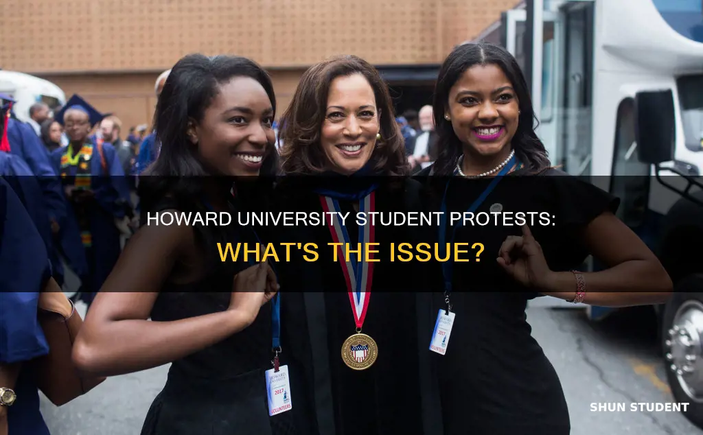 why are students protesting at howard university