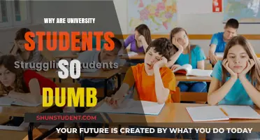 University Students: Dumb or Just Misunderstood?
