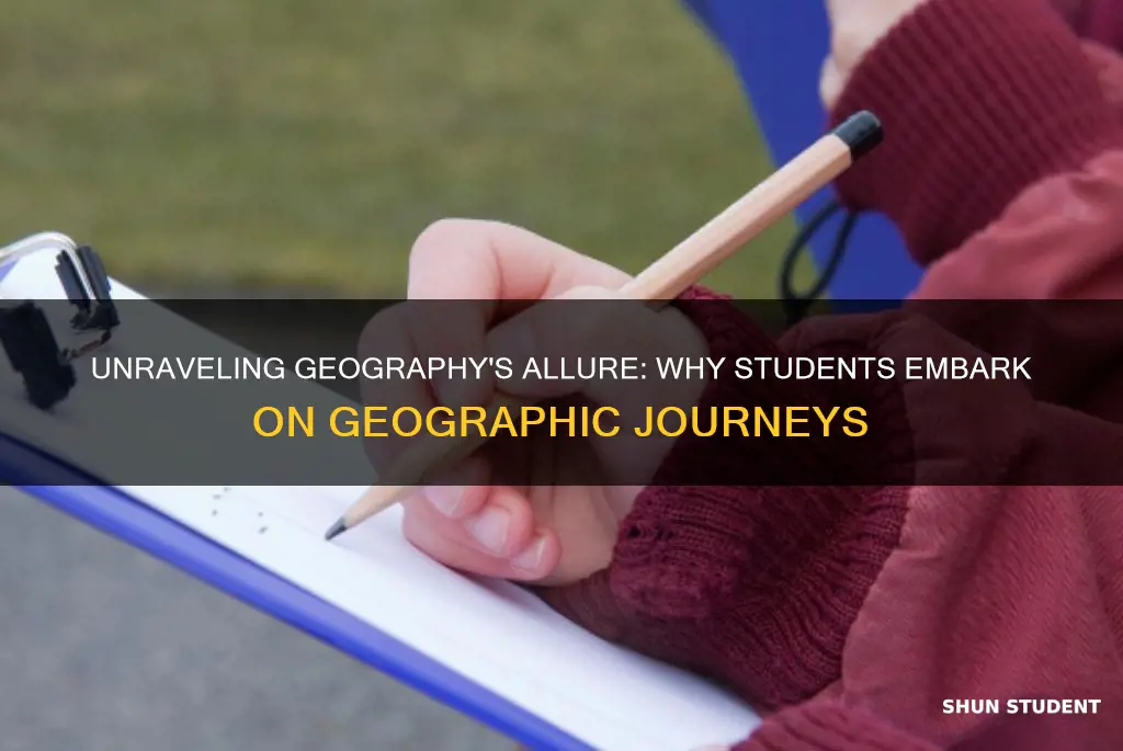 why are university students studying geography