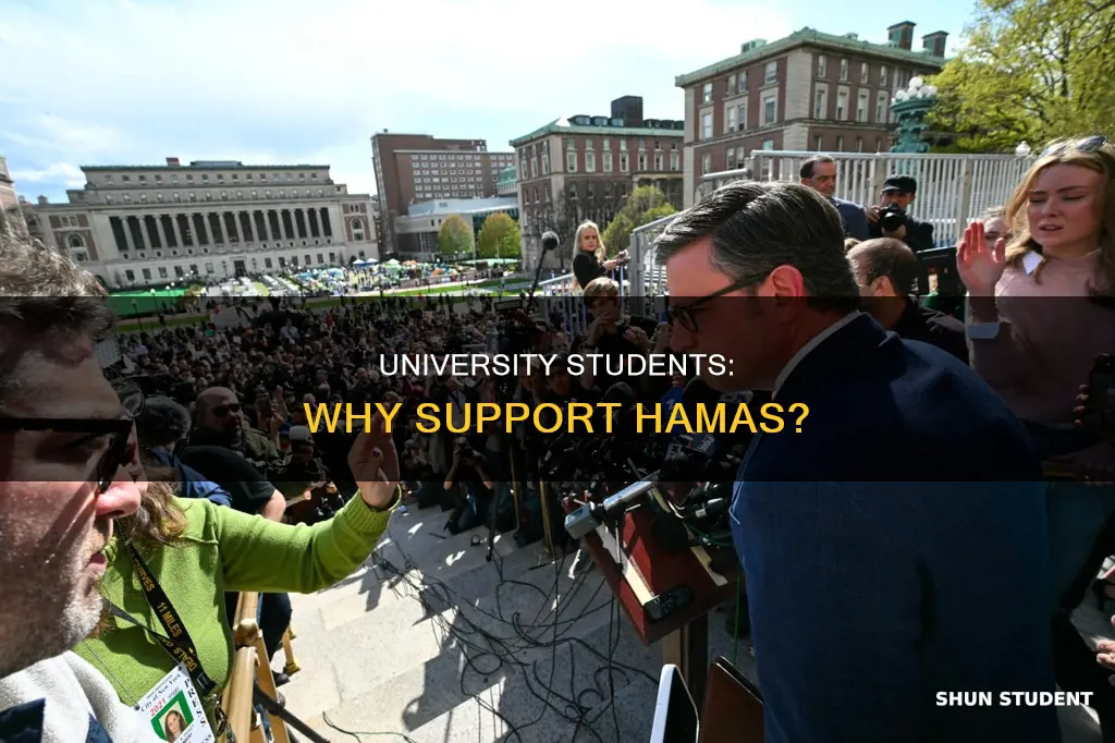why are university students supporting hamas