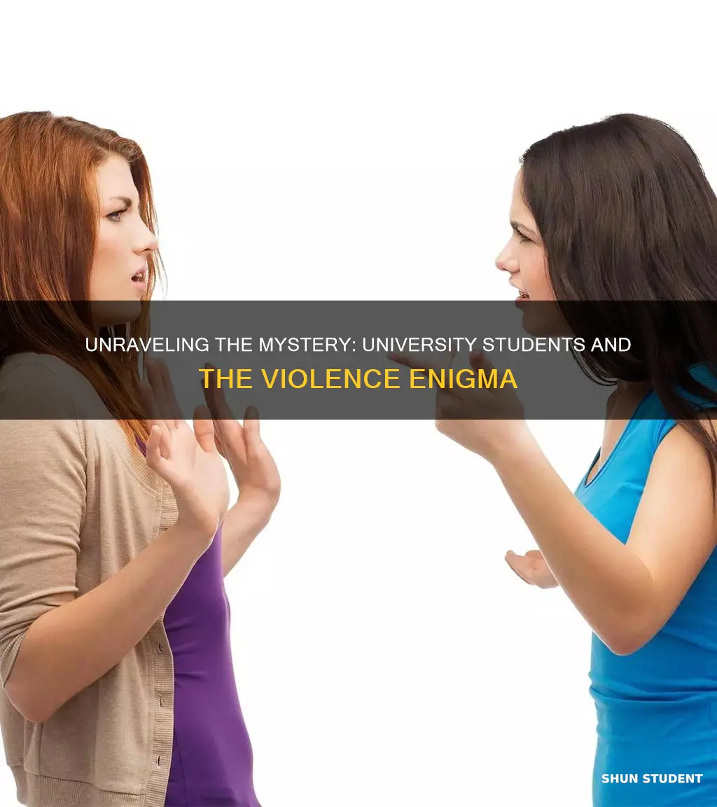 why are university students violent