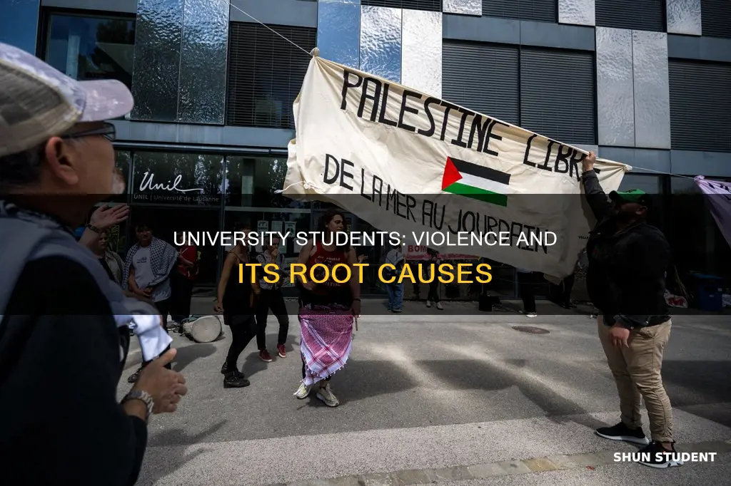 why are university students violent