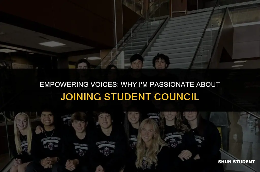 why are you interested in joining student council