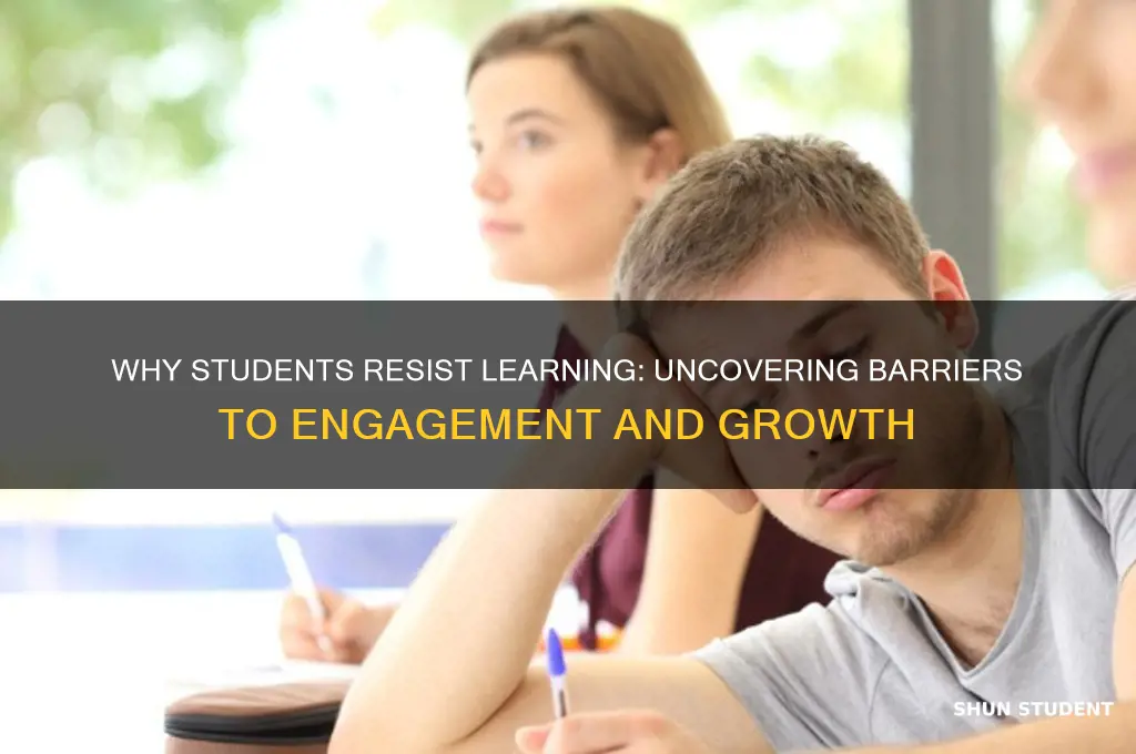 why arent students willing to leanr