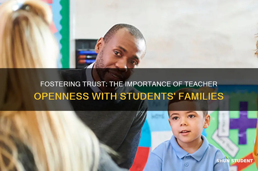 why beopen with students family as a teacher