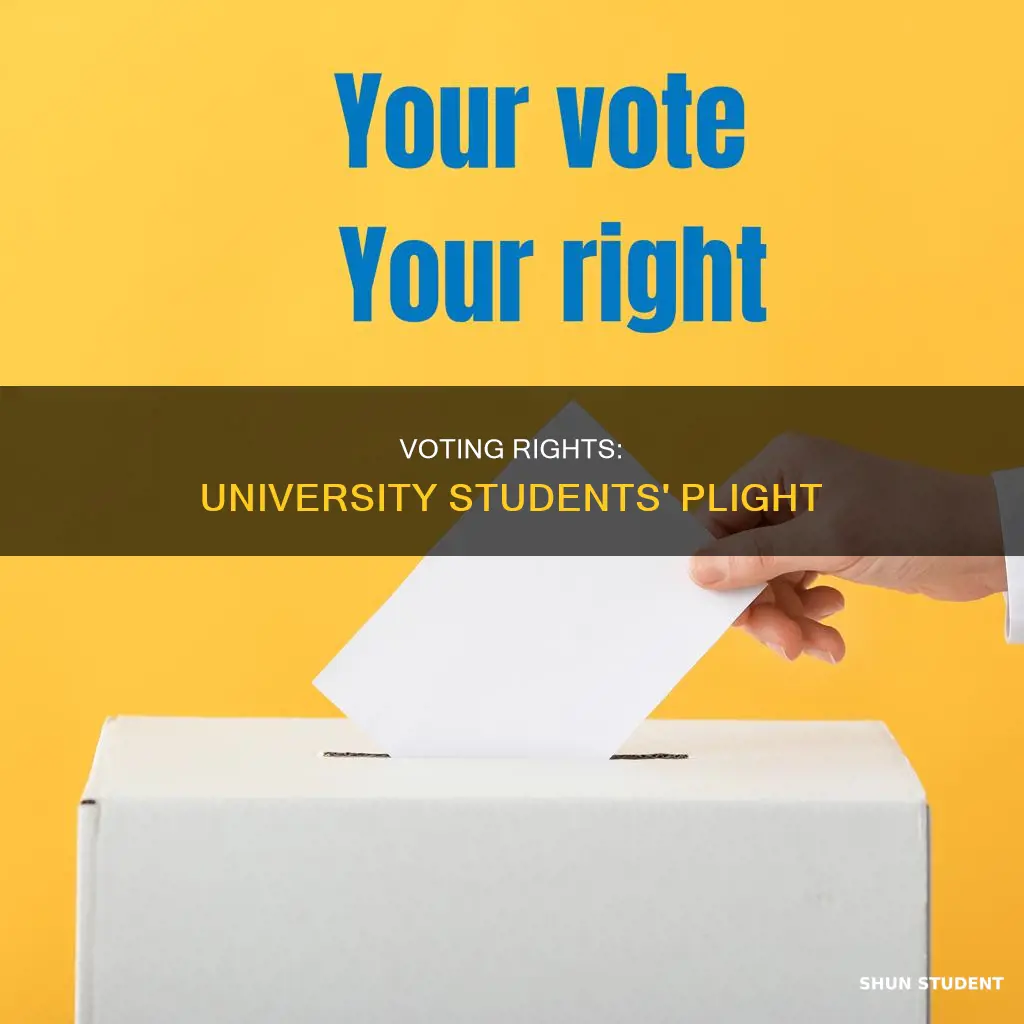 why cant a 17 year old university student vote