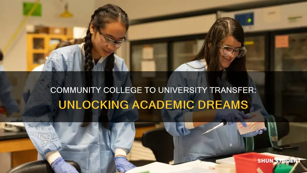 why community college students transfer to universities