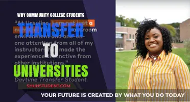 Community College Students Seek University Degrees