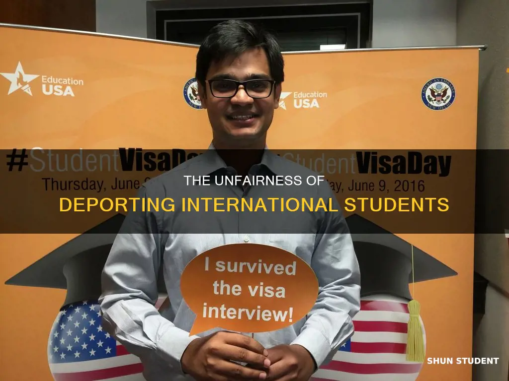 why deport international students