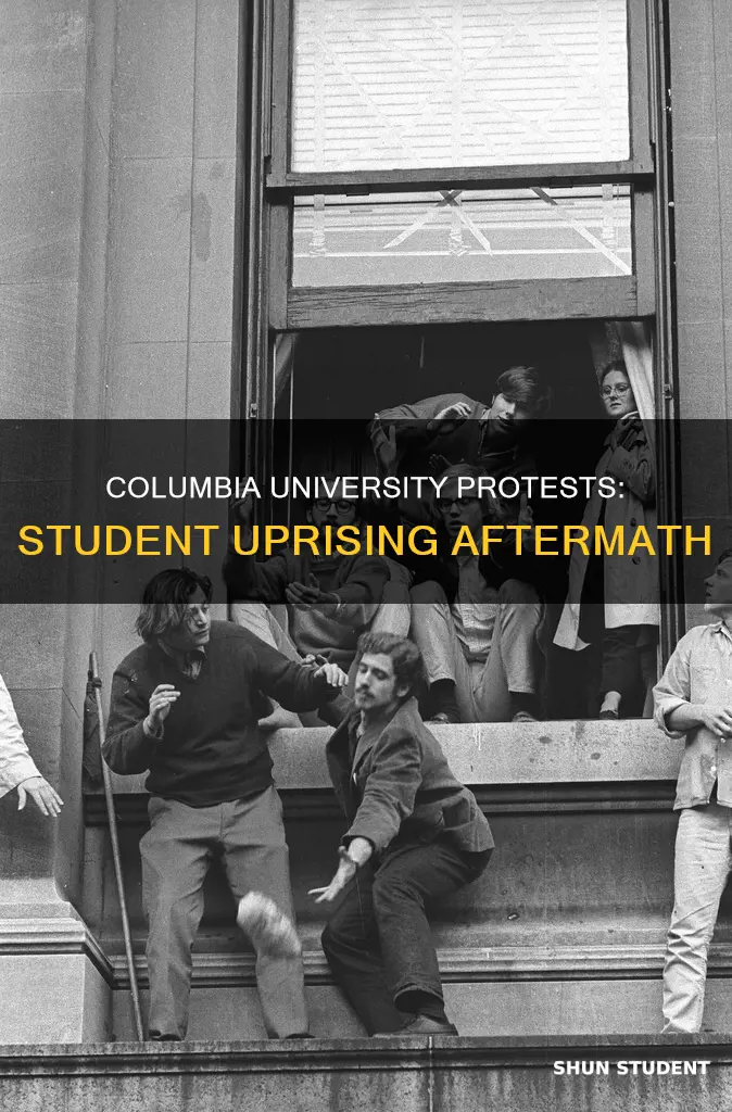 why did columbia university students protest in 1968 aftermath
