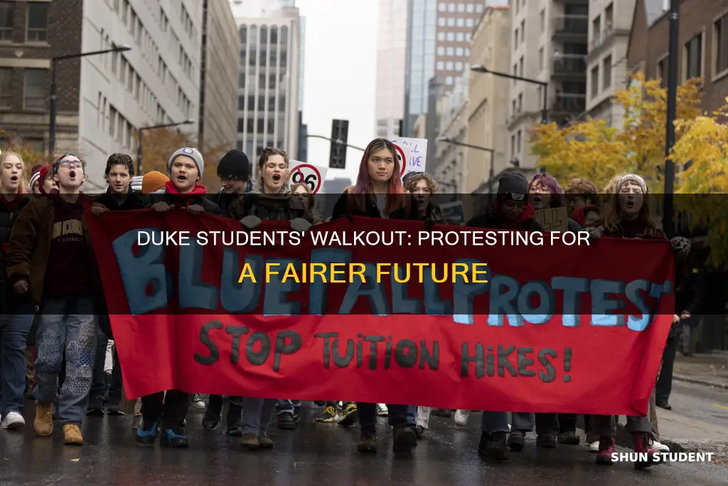 why did duke university students walk out