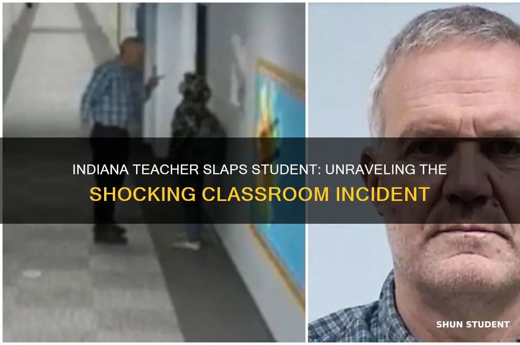 why did indiana teacher slap student