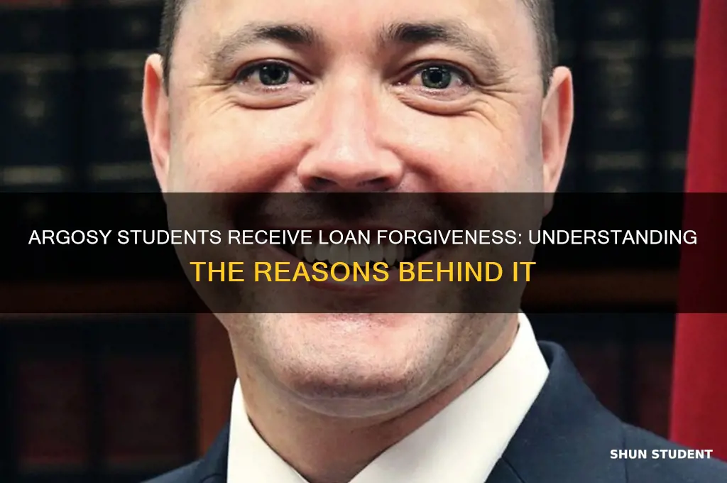 why did student from argosy get forgiveness