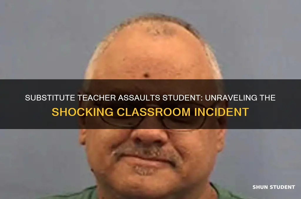 why did substitute teacher beat up student