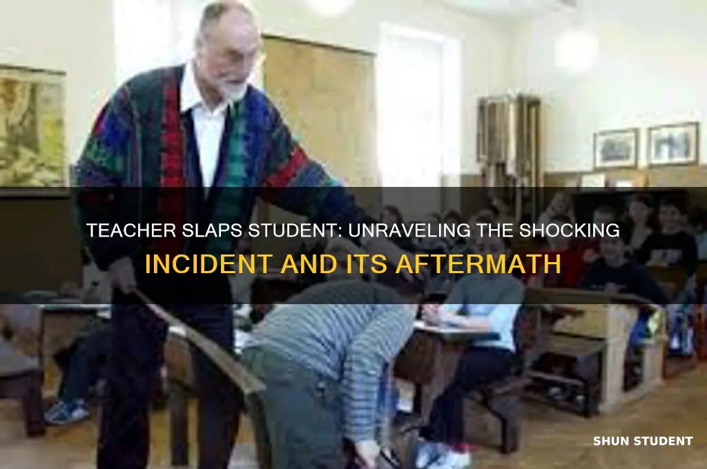 why did teacher slap student