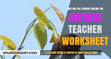 Why Students Dislike Average Teacher Worksheets: A Critical Analysis