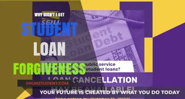 Why Didn't I Get Student Loan Forgiveness? Understanding the Reasons