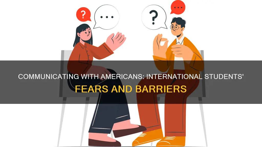 why do international students avoid communicating with americans