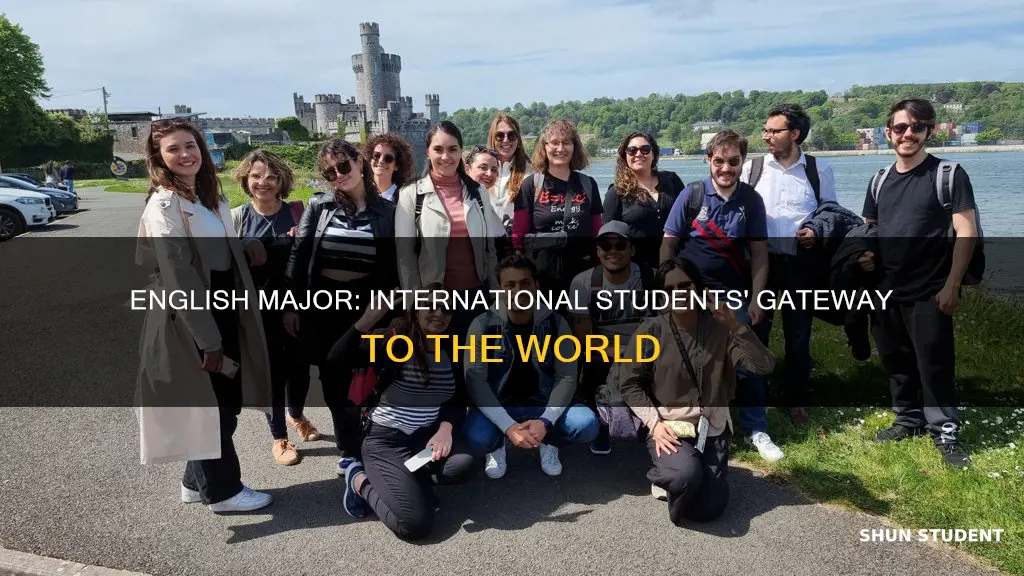 why do international students choose english as a major