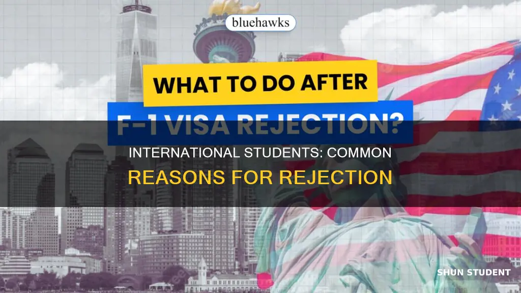 why do international students get rejected