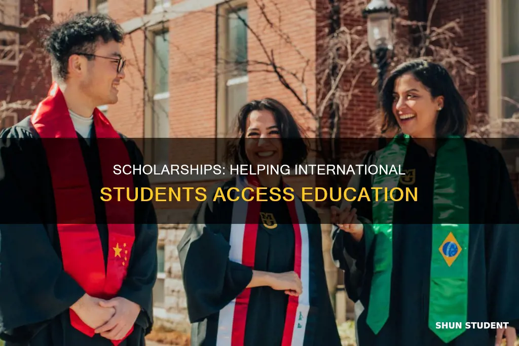 why do international students get scholarships