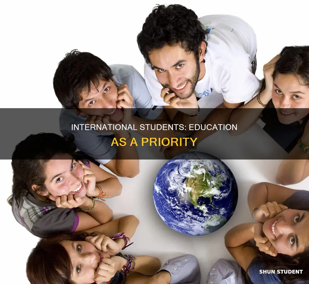 why do international students value education more