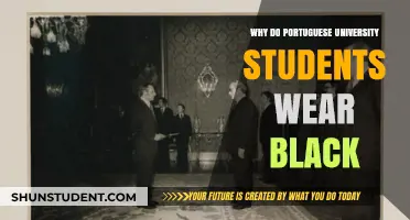 The Mystery of Black-Clad Portuguese University Students