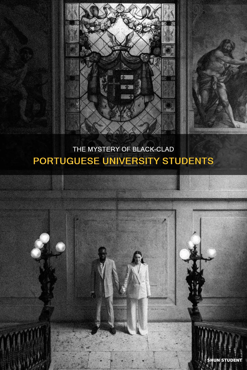 why do portuguese university students wear black