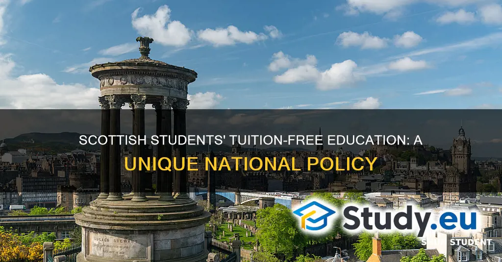 why do scottish students not pay university fees