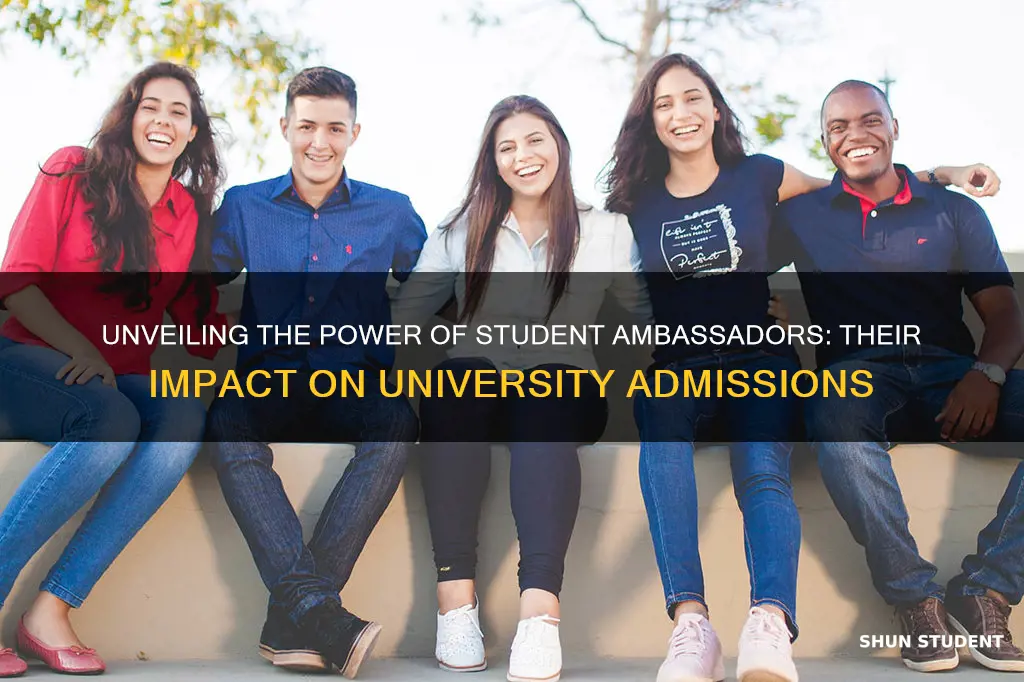 why do students become admission ambassadors at universities