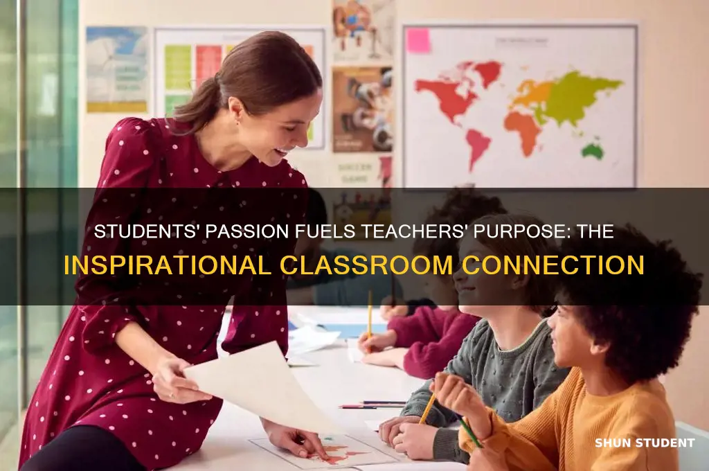 why do students inspire teachers to teach