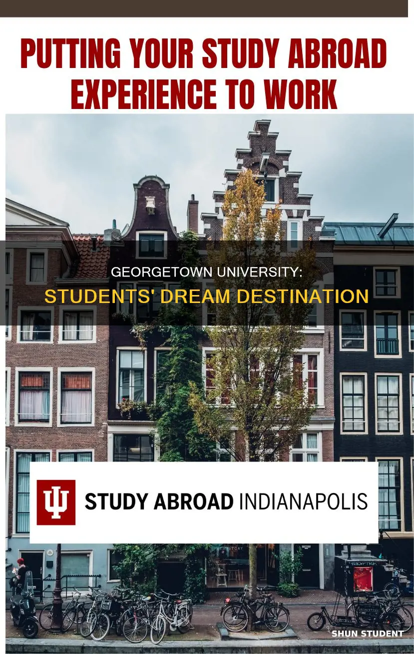 why do students want to study at georgetown university