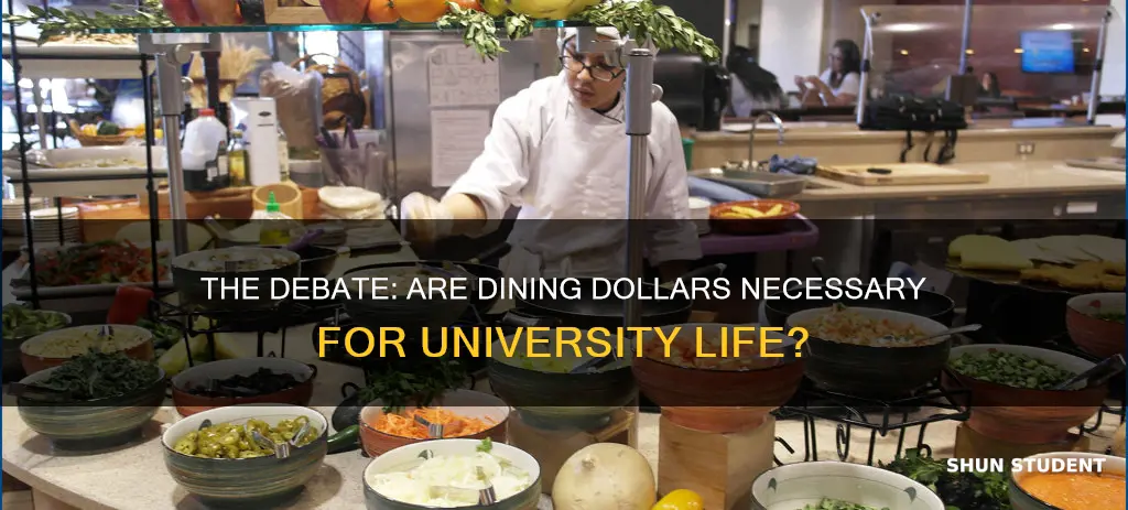 why do universities force students to buy dining dollars