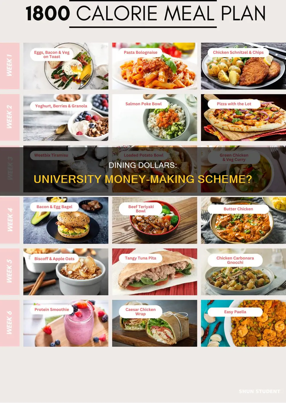 why do universities force students to buy dining dollars