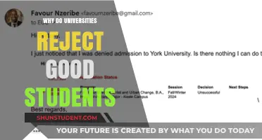 Universities Rejecting Good Students: The Unfair Reality