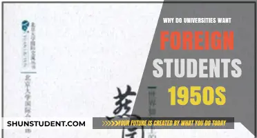 Foreign Students in the 1950s: Why They Were Wanted by Universities