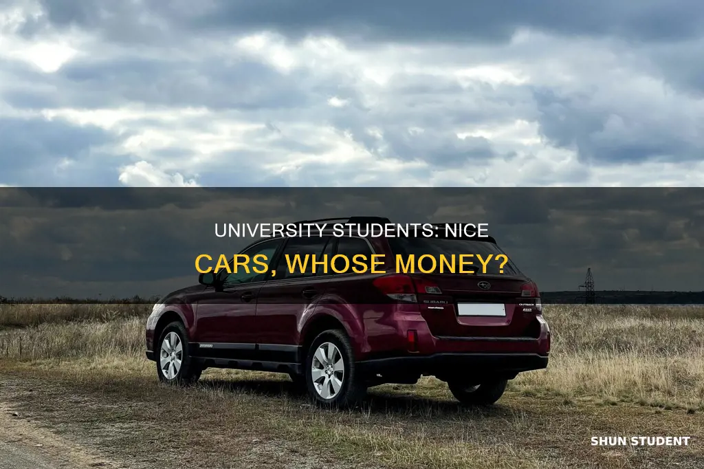 why do university students have nice cars