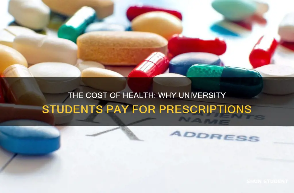 why do university students have to pay for prescriptions