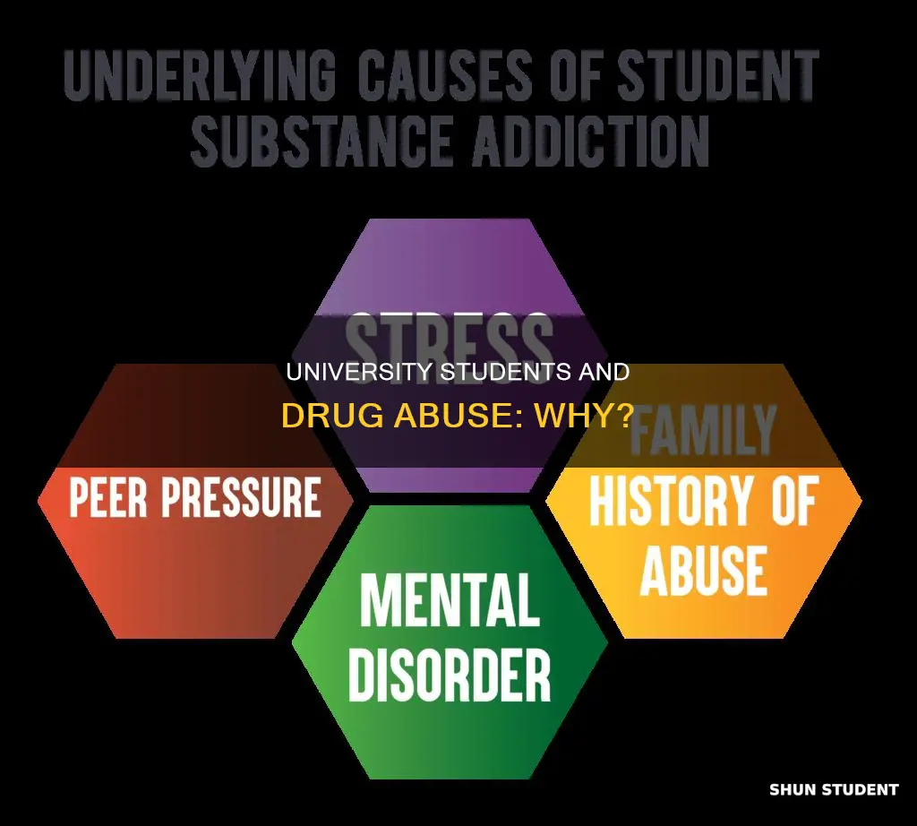 why do university students take drugs