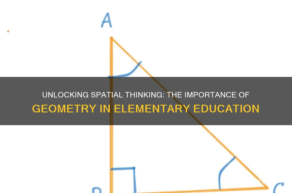 why do we teach geometry to elementary students